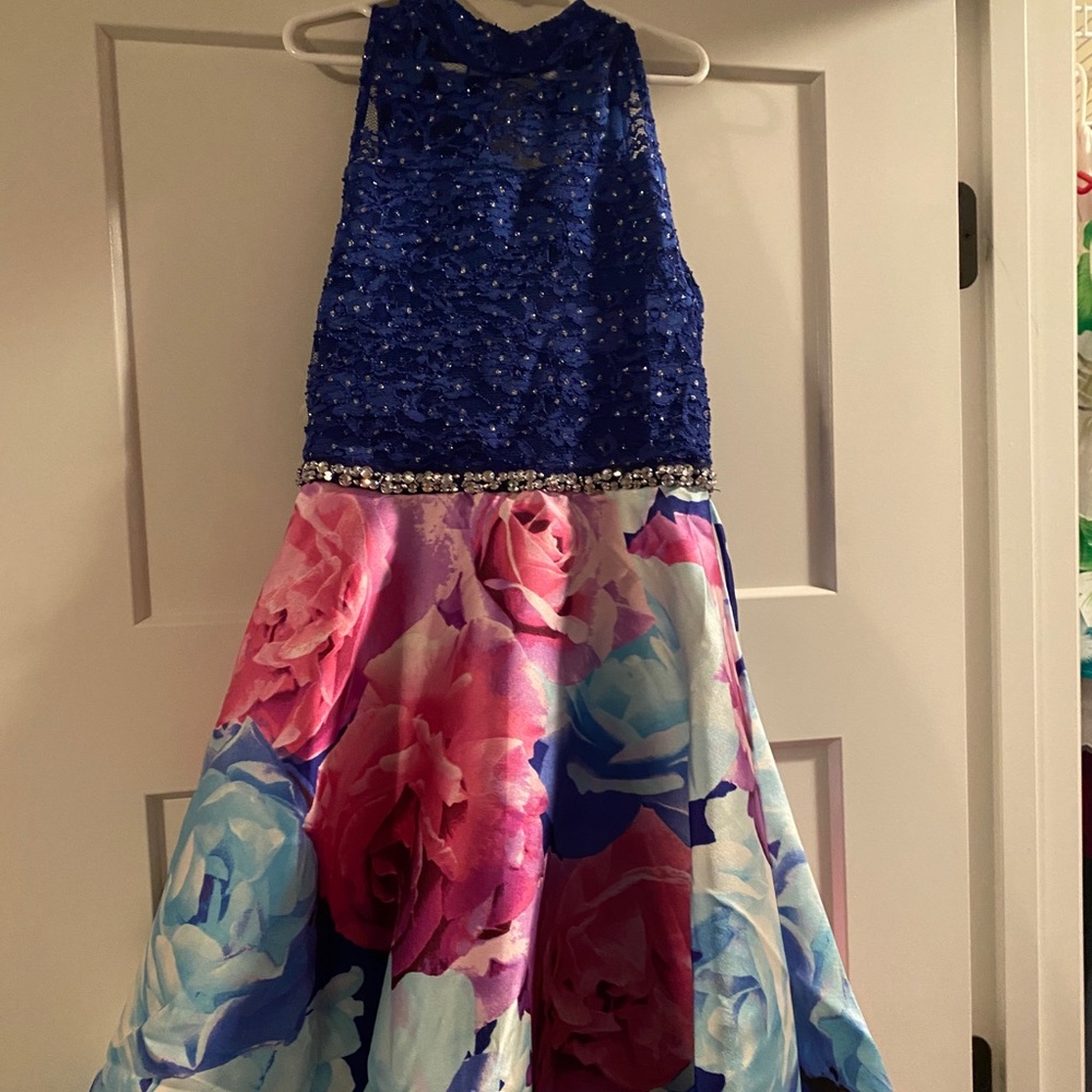 Party dress, high low style. Size 12